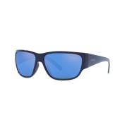 Blauwe Acetaat Zonnebril voor Mannen Arnette , Blue , Heren