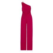 One-Shoulder Jumpsuit Ralph Lauren , Pink , Dames