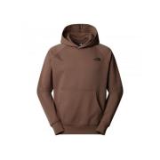 Raglan Redbox Hoodie Bruin The North Face , Brown , Heren