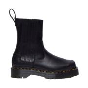 Zwarte Orleans Laars met Vierkante Neus Dr. Martens , Black , Dames