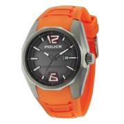 Roestvrijstalen kwarts herenhorloge Police , Gray , Heren