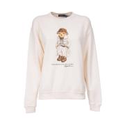 Witte Katoenen Crewneck Sweatshirt Polo Bear Polo Ralph Lauren , White...