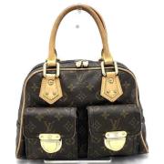 Pre-owned Canvas handbags Louis Vuitton Vintage , Brown , Dames