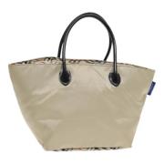 Pre-owned Nylon handbags Burberry Vintage , Beige , Dames