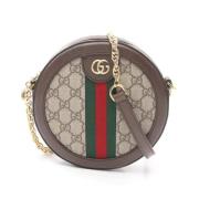 Pre-owned Leather gucci-bags Gucci Vintage , Beige , Dames