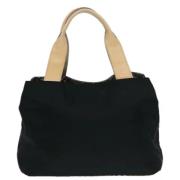 Pre-owned Fabric totes Burberry Vintage , Black , Dames