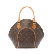 Pre-owned Canvas handbags Louis Vuitton Vintage , Brown , Dames