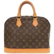 Pre-owned Fabric louis-vuitton-bags Louis Vuitton Vintage , Brown , Da...