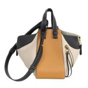 Pre-owned Leather handbags Loewe Pre-owned , Beige , Dames