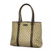 Pre-owned Leather gucci-bags Gucci Vintage , Brown , Dames