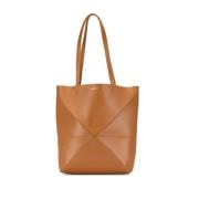 Pre-owned Leather totes Loewe Pre-owned , Brown , Dames