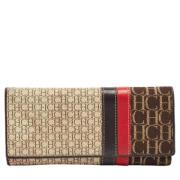 Pre-owned Canvas wallets Carolina Herrera Pre-owned , Multicolor , Dam...