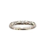 Pre-owned Platinum rings Chanel Vintage , Gray , Dames