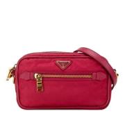 Pre-owned Canvas crossbody-bags Prada Vintage , Pink , Dames