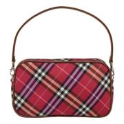 Pre-owned Fabric handbags Burberry Vintage , Red , Dames