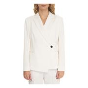 Stijlvolle Klassieke Jas voor Mannen Boss , White , Dames