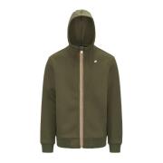 Stijlvolle hoodie voor buitenavonturen K-Way , Green , Heren