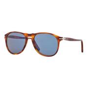 Stijlvolle zonnebril in Terra Di Siena/Blue Persol , Brown , Unisex