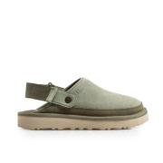 Heren Groene Leren Sandalen UGG , Green , Heren