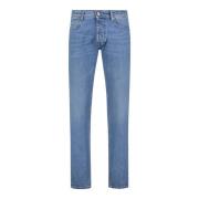 Denim Heren Pre-Collectie 5-Pocket Stijl Re-Hash , Blue , Heren