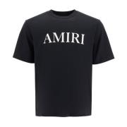 Kern Logo T-shirt Amiri , Black , Heren