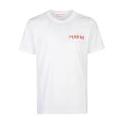 Witte T-shirts & Polos voor mannen Marni , White , Heren