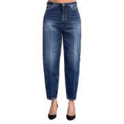 Klassieke Denim Jeans voor Heren Dondup , Blue , Dames