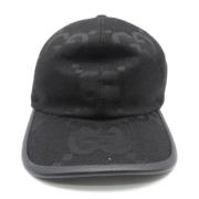 Pre-owned Canvas hats Gucci Vintage , Black , Dames