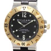 Pre-owned Rubber watches Bvlgari Vintage , Black , Heren