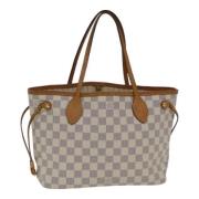 Pre-owned Canvas shoulder-bags Louis Vuitton Vintage , White , Dames