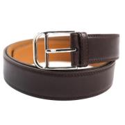 Pre-owned Leather belts Hermès Vintage , Brown , Dames