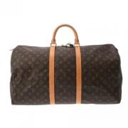 Pre-owned Canvas travel-bags Louis Vuitton Vintage , Brown , Dames