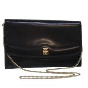 Pre-owned Leather shoulder-bags Givenchy Pre-owned , Black , Dames