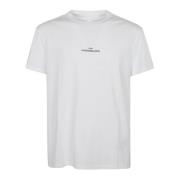 Casual Katoenen T-shirt Maison Margiela , White , Heren