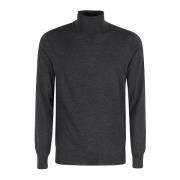 Turtleneck Sweater Paolo Pecora , Gray , Heren