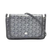 Pre-owned Canvas shoulder-bags Goyard Vintage , Gray , Dames