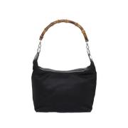 Pre-owned Nylon gucci-bags Gucci Vintage , Black , Dames