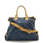 Pre-owned Denim louis-vuitton-bags Louis Vuitton Vintage , Blue , Dame...