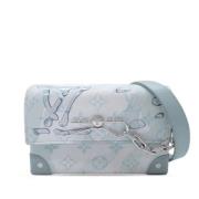 Pre-owned Canvas crossbody-bags Louis Vuitton Vintage , Blue , Dames