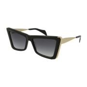 Rechthoekige zonnebril John Richmond , Black , Unisex