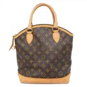 Pre-owned Fabric handbags Louis Vuitton Vintage , Brown , Dames