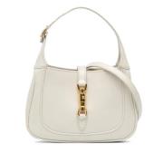 Pre-owned Leather crossbody-bags Gucci Vintage , White , Dames