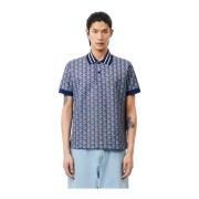 Monogram Poloshirt Lacoste , Blue , Heren