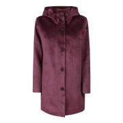 Velvet Neo Parka Jas RRD , Brown , Dames