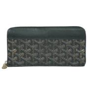 Pre-owned Leather wallets Goyard Vintage , Black , Dames