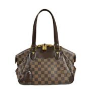 Pre-owned Canvas louis-vuitton-bags Louis Vuitton Vintage , Brown , Da...