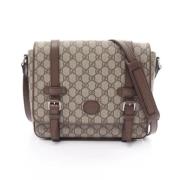 Pre-owned Leather gucci-bags Gucci Vintage , Beige , Dames