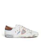 Luxe Leren Witte Sneakers Aw24 Philippe Model , White , Heren