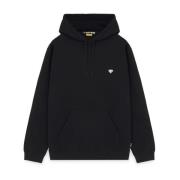 Hart Logo Hoodie Zwart Katoen Iuter , Black , Heren