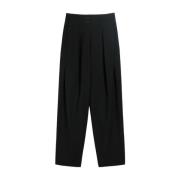 Zwarte Broek, Dingey Stijl Max Mara Weekend , Black , Dames